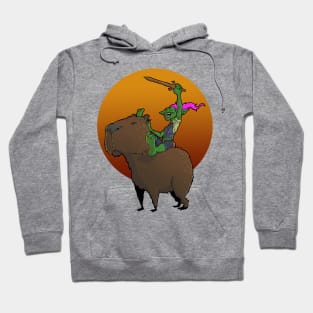 Goblin Riding Capybara Hoodie